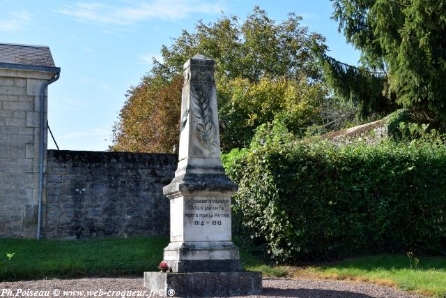 Monument aux Morts d'Aunay en Bazois