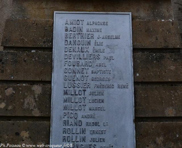 Monument aux Morts d'Oisy