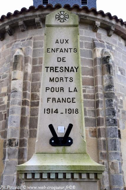 Monument aux Morts de Tresnay Nièvre Passion