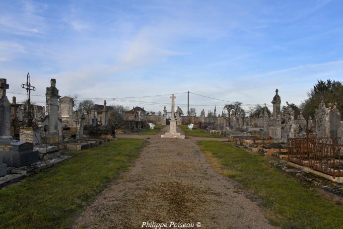 Croix du cimetière d'Entrain sur Nohain 