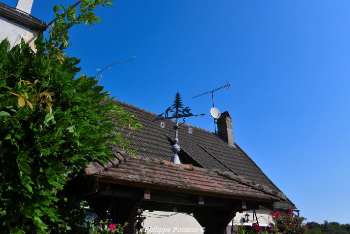 Girouette bûcheron de Marigny-l'Église