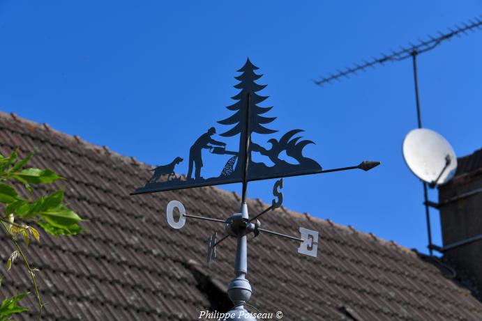 Girouette bûcheron de Marigny-l'Église