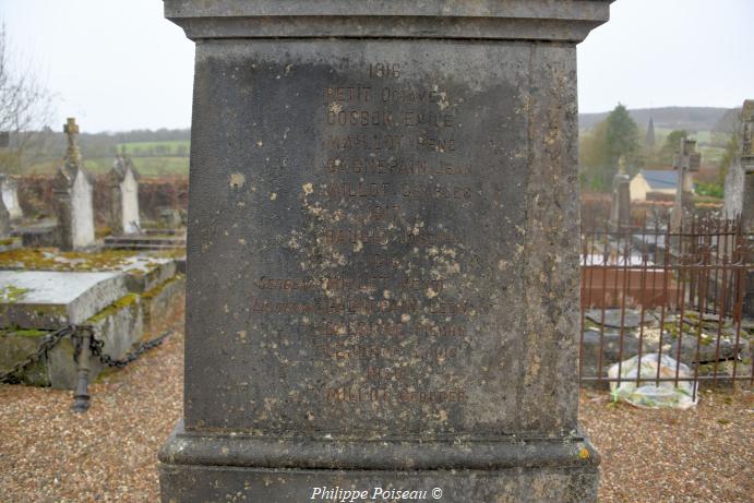 Monument aux morts de Chasnay