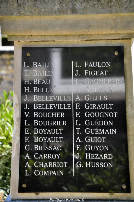 Monument aux Morts Garchy