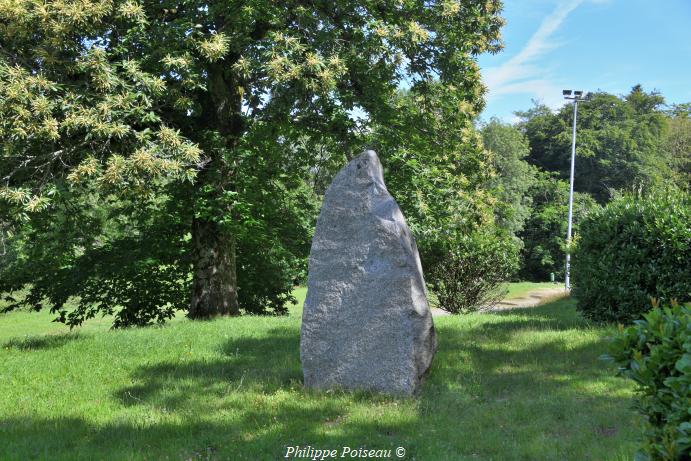 Menhir du jardin Mitterrand un patrimoine