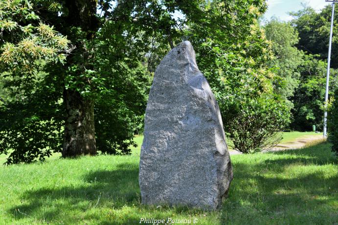 Menhir du jardin Mitterrand un patrimoine