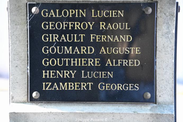 Monument aux morts de La Celle sur Loire